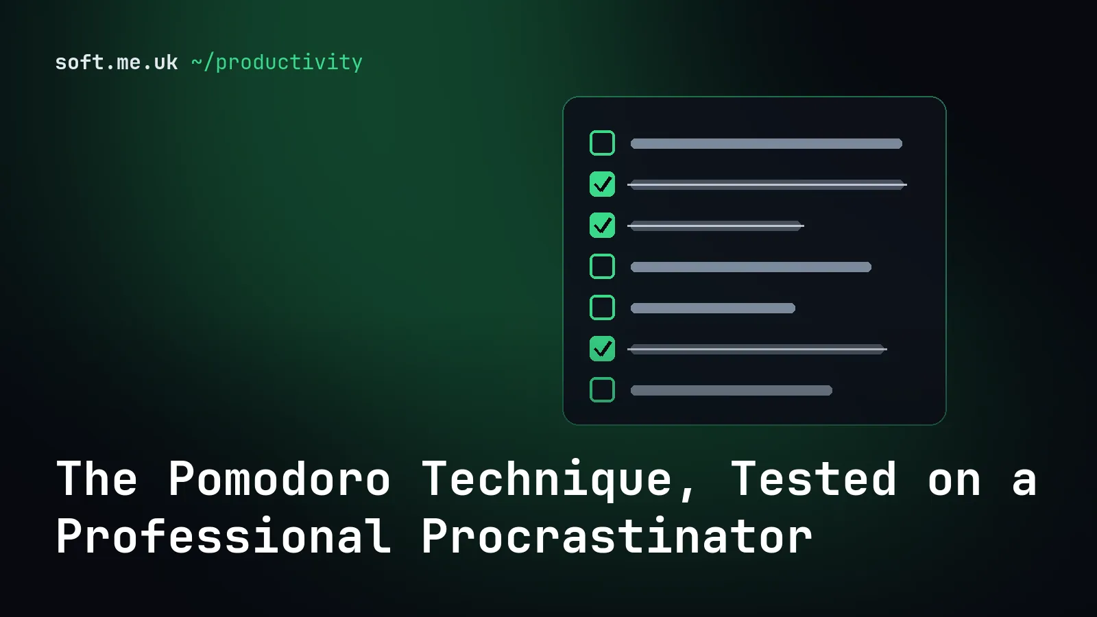 The Pomodoro Technique, Tested on a Professional Procrastinator