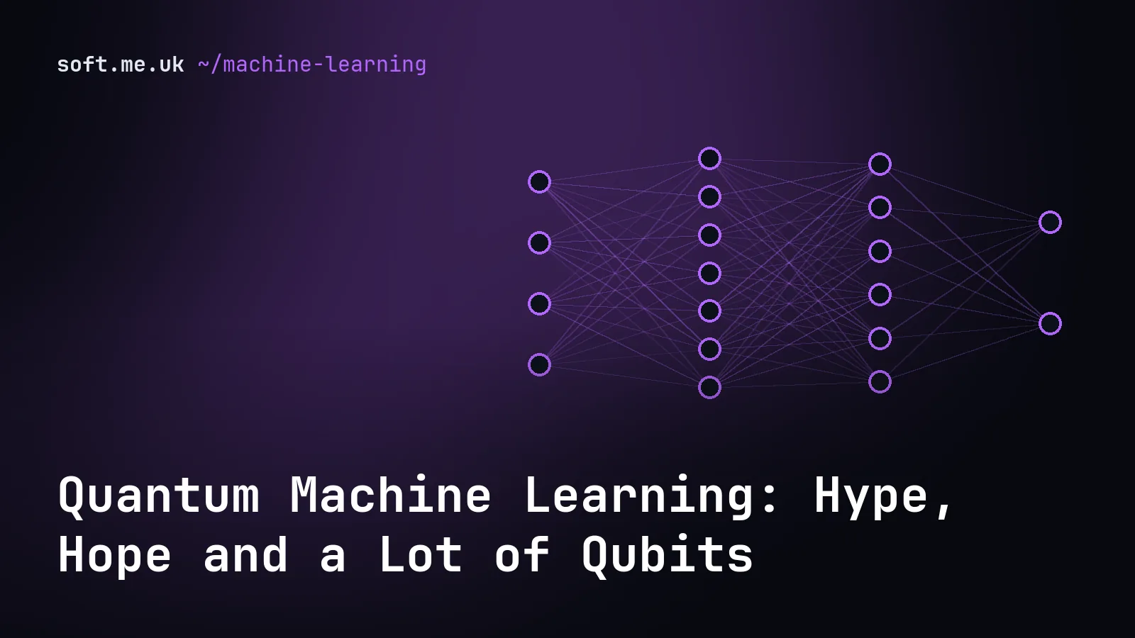 Quantum Machine Learning: Hype, Hope and a Lot of Qubits