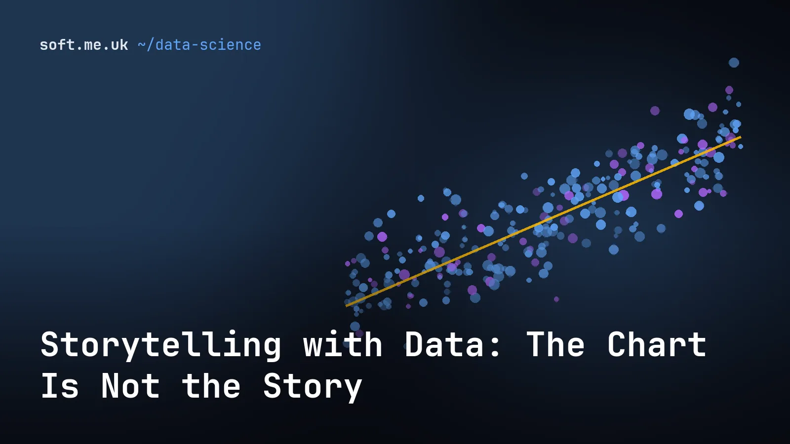Storytelling with Data: The Chart Is Not the Story