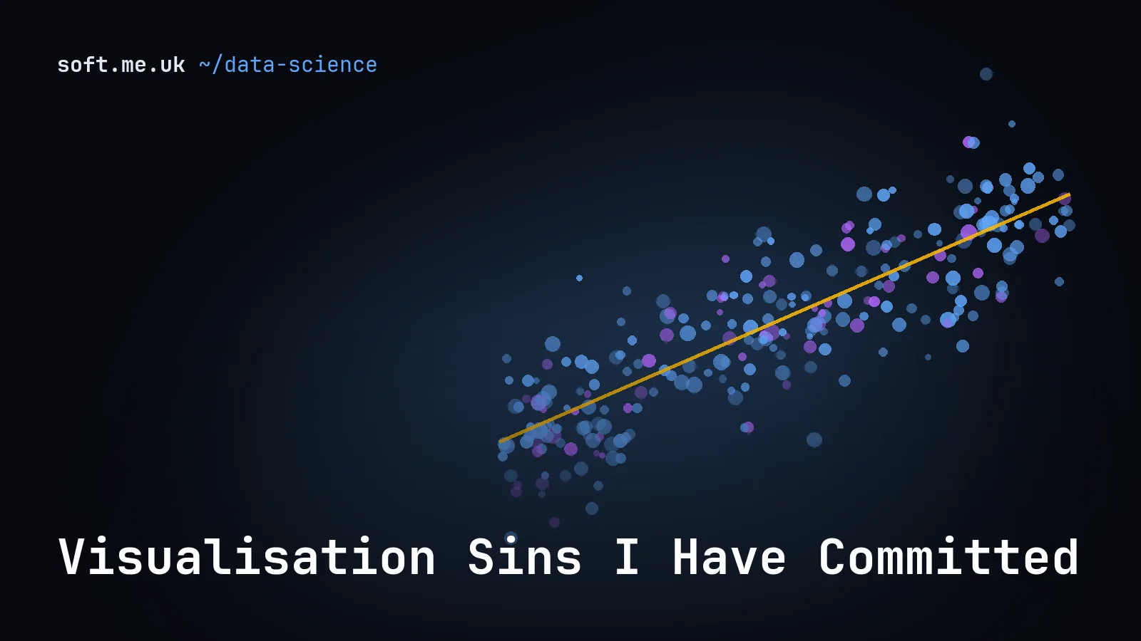 Visualisation Sins I Have Committed